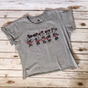 Minnie Mouse cropped graphic tee